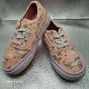 US Sports Pink Unicorn Deck Type Sneakers Little Kids Size 9